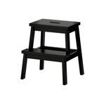IKEA Ereganto - - Bekvam - Basamaklı Tabure, Siyah, 43x50 Cm, Merdiven, Tabure Iskandinav Ahşap