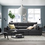 IKEA ESKILSTUNA 3'lü kanepe hillared anthracite - 39520189