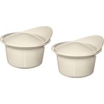 IKEA Fargklar Cilalı Bej 15x13 cm Fırın-Servis Kabı