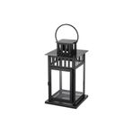 IKEA Fener Mumluk, Siyah, 28 cm, Çelik ve Cam