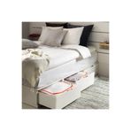 IKEA Fermuarlı Hurç 55x49x19 cm, Beyaz, Polipropilen