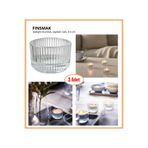 IKEA Finsmak Mumluk ve Sosluk Seti, 3 Adet, Şeffaf Cam