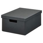 IKEA FJADERHARV kapaklı kutu antrasit - 80596888