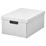 IKEA FJADERHARV kapaklı kutu beyaz - 90596901
