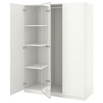 IKEA /FORSAND/AHEIM gardırop beyaz-ayna - 79553644