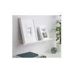 IKEA Fotoğraf Çerçevesi Rafı Uzunluk 60 Cm Ikea Duvar Rafı Metal Çerçeve Rafı Beyaz Çelik Raf