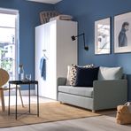IKEA FRIDHULT 2'li yataklı kanepe knisa açık gri - 70351725