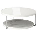 IKEA FRÖTORP orta sehpa beyaz-krom kaplama - 70622091