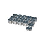 IKEA Fruktskog Kokulu Tealight Mum, 30 Adet, Siyah-Turkuaz, 3.5 Saat, Güve Otu ve Sardunya
