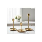 IKEA Fulltalıg Şamdan, Üçlü, Bronz, Metalik