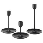 IKEA Fulltalig Siyah Şamdan