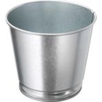 IKEA Galvanizli Gümüş Renk Saksı Bitki Çiçek Saksısı 9 cm MeridyenDukkan Çelik