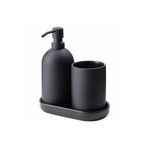 IKEA Gansjön Siyah Banyo Seti