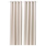 IKEA GINSTMOTT fon perde/2 kanat bej - 70605416