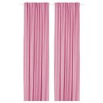 IKEA GINSTMOTT fon perde/2 kanat pembe - 50597182