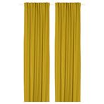 IKEA GINSTMOTT fon perde/2 kanat sarı - 60597186