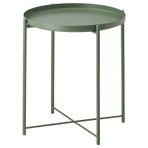IKEA Gladom Koyu Yeşil 45x53 cm Tepsili Sehpa