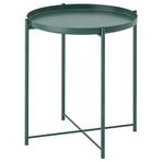 IKEA GLADOM tepsili sehpa koyu gri-yeşil - 70578451