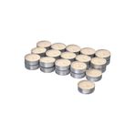 Ikea Glanslınd Kokulu Tealight Mum, Bej, 3.5 Saat, 30 Adet, Dumanlı Vanilya ve Karamel