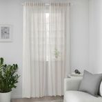 IKEA GLESGRÖE tül perde/2 kanat gri - 30548989