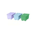 IKEA Glis Kapaklı Kutu 17X10 cm 3 Parça