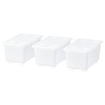 IKEA GLIS kapaklı kutu şeffaf - 40604116
