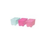 IKEA Glis Pembe-Turkuaz 17x10 cm Kapaklı Kutu