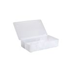 IKEA Glıs şeffaf Kapaklı Bölmeli Kutu 34x21x8 Cm Plastik