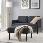 IKEA GLOSTAD ayak uzatma taburesi knisa koyu gri - 20573286