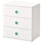 IKEA Godishus Beyaz 60x64 cm Çocuk Şifonyeri