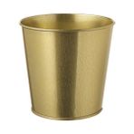 IKEA Gold Renk Bitki Çiçek Saksısı 12CM Galvanizli Çelik - Altın