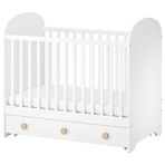 IKEA Gonatt Beyaz 60x120 cm Bebek Karyolası