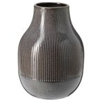 IKEA GRADVIS seramik vazo koyu gri - 50586409