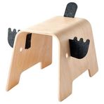 IKEA GREJSIMOJS çocuk taburesi huş-siyah - 50598959