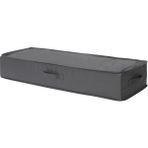 IKEA Gri Bölmeli Saklama Kutusu Hurç 90 x 30 x 15 cm Polyester Kumaş Dokuması ile Pratik Depolama