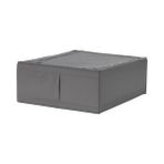 IKEA Gri Katlanabilir Saklama Kutusu 44 x 55 x 19 cm Polyester Kumaş Özellikli Düzenleme Kutusu
