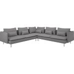 IKEA Gri Konforlu Kanepe - 6'lı Köşe Kanepe