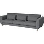 IKEA Gri Lüks Kanepe - 3'lü Kanepe