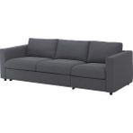 IKEA Gri Lüks Kanepe - 3'lü Yataklı Kanepe