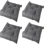 Ikea Gri Sandalye Minderi 4 Adet 40/35X38X7 cm