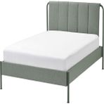 IKEA Gri Şık Çift Kişilik Karyola 140X200 cm - 140 x 200 cm