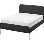 IKEA Gri Şık Çift Kişilik Karyola 160X200 cm - 160 x 200 cm