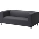 IKEA Gri Şık Kanepe - 2'li Kanepe