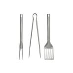 IKEA Grılltıder 3 Lü Paslanmaz Çelik 39 Cm Barbekü Mangal Gereçleri Seti Çatal Maşa Spatula