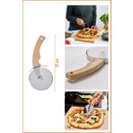 IKEA Grilltider Pizza Dilimleme, Pizza Kesici, 22 cm Paslanmaz Çelik, 22 cm