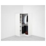 IKEA /GRIMO köşe gardırop beyaz - 29502652