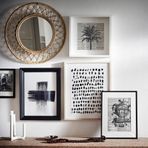 IKEA GRINSBOL yuvarlak ayna rattan - 30518464