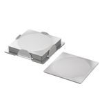IKEA Groggy Paslanmaz Çelik 8x8 cm Bardak Altı