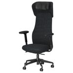 IKEA GRÖNFJALL çalışma sandalyesi letafors gri-siyah - 29513919