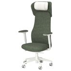 IKEA GRÖNFJALL çalışma sandalyesi letafors yeşil-beyaz - 79513926